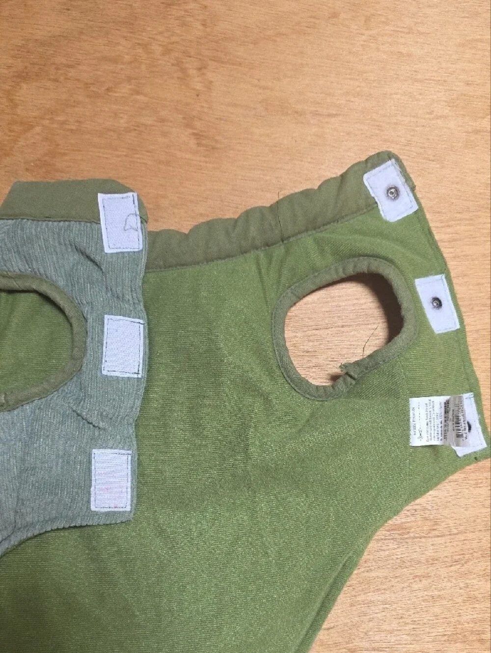 Light Olive Ribbed Pet Vest SZ S